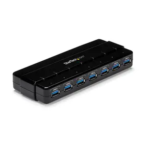 StarTech USB 3.0 Hub 7 Port with Power adaptor black StarTech USB 3.0 Hub 7 Port with Power adaptor black