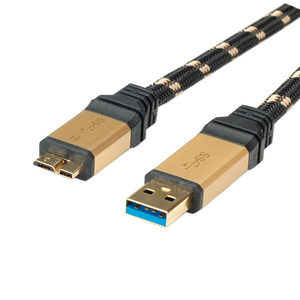 Gold Kabel USB/Micro-USB Stecker/Stecker 0,8m USB 3.0