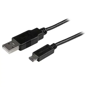 USB Kabel USB-A/Micro-USB Männlich/Männlich Schwarz 2m USB Kabel USB-A/Micro-USB Männlich/Männlich Schwarz 2m