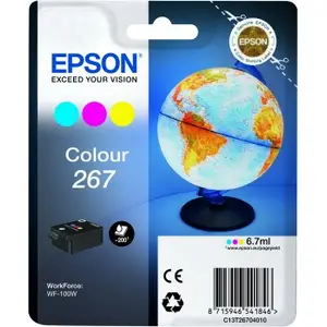 Ink Cartridge 267 yellow/Cyan/Magenta for WorkForce WF-100W Ink Cartridge 267 yellow/Cyan/Magenta for WorkForce WF-100W