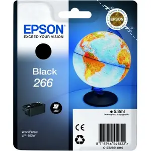 Ink Cartridge 266, black, for WorkForce WF-100W Ink Cartridge 266, black, for WorkForce WF-100W