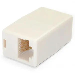 RJ45 Doppelkupplung Modular Koppler Buchse/Buchse 10er Pack RJ45 Doppelkupplung Modular Koppler Buchse/Buchse 10er Pack