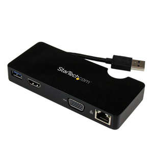 USB 3.0 Mini Dockingstation mit HDMI/VGA/Gigabit Ethernet/USB 3.0