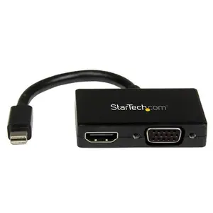 Mini-DisplayPort zu VGA / HDMI Konverter Schwarz Mini-DisplayPort zu VGA / HDMI Konverter Schwarz