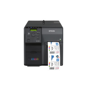 ColorWorks C7500, Cutter, Disp., USB, Ethernet, NiceLabel, black