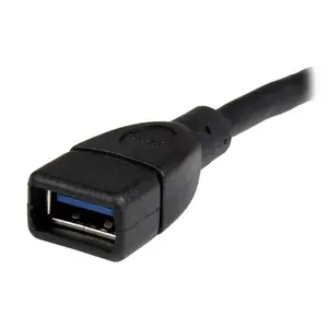 StarTech USB 3.0 extensionscable A/A plug/socket black 15cm StarTech USB 3.0 extensionscable A/A plug/socket black 15cm