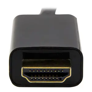 Mini DisplayPort zu HDMI Kabel Stecker/Stecker Schwarz 2 m Mini DisplayPort zu HDMI Kabel Stecker/Stecker Schwarz 2 m