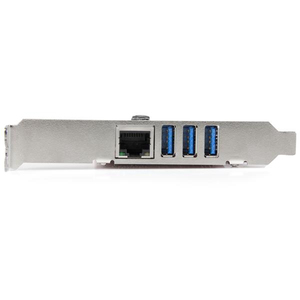 3-Port PCIe USB 3.0 Schnittstellenkarte mit Gigabit Ethernet