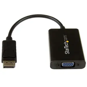 StarTech DisplayPort to VGA adaptor blac StarTech DisplayPort to VGA adaptor blac