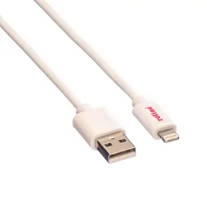Sync- & Ladekabel USB/Lightning Stecker/Stecker Weiß 1,8m Sync- & Ladekabel USB/Lightning Stecker/Stecker Weiß 1,8m