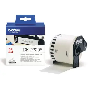 DK Endlos-Etikett Papier weiß 62mm x 38,48m für QL-500/QL-550 DK Endlos-Etikett Papier weiß 62mm x 38,48m für QL-500/QL-550