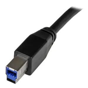 Active USB 3.0 Kabel A/B Stecker/Stecker schwarz 10m Active USB 3.0 Kabel A/B Stecker/Stecker schwarz 10m