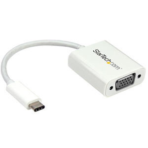 StarTech USB-C to VGA adaptor white