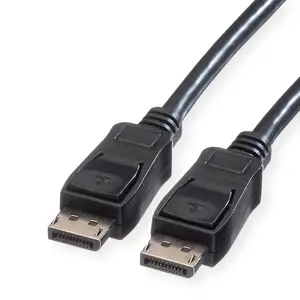 DisplayPort Kabel Stecker/Stecker Schwarz 7,5 m DisplayPort Kabel Stecker/Stecker Schwarz 7,5 m