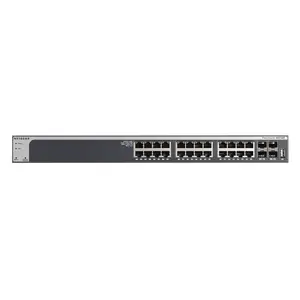 ProSAFE XS728T Switch 24x10GBase-T + 4x10 Gigabit SFP+ Desktop an Rack montierbar ProSAFE XS728T Switch 24x10GBase-T + 4x10 Gigabit SFP+ Desktop an Rack montierbar