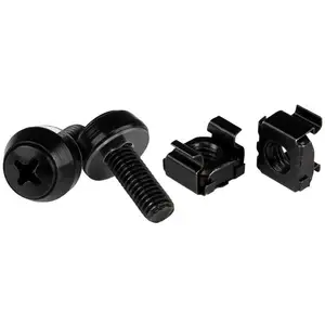 Käfigmuttern und Schrauben M6 x 12mm für Rack 100er Käfigmuttern und Schrauben M6 x 12mm für Rack 100er