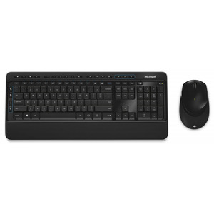 MS anthracite Desktop 3050 keyboard- and Mouse Set, USB, black, german