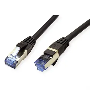 Patchkabel Cat6A RJ-45/RJ-45 Stecker/Stecker Schwarz 10m Patchkabel Cat6A RJ-45/RJ-45 Stecker/Stecker Schwarz 10m