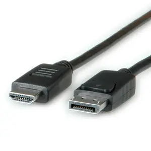 DisplayPort-Stecker HDMI-A-Stecker 3m Schwarz DisplayPort-Stecker HDMI-A-Stecker 3m Schwarz