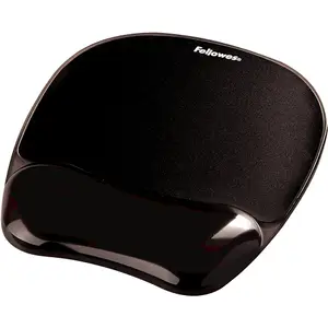 Mauspad Crystal Gel Handgelenkauflage, schwarz Mauspad Crystal Gel Handgelenkauflage, schwarz