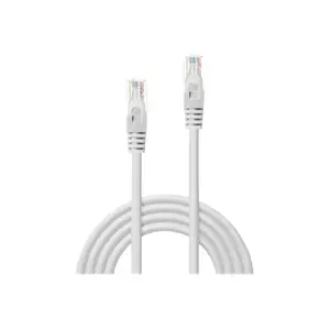 Basic Patchkabel Cat6 RJ-45/RJ-45 Stecker/Stecker Weiß 1m Basic Patchkabel Cat6 RJ-45/RJ-45 Stecker/Stecker Weiß 1m