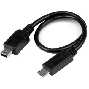USB OTG Kabel Micro USB auf Mini USB Stecker/Stecker 0,2 m