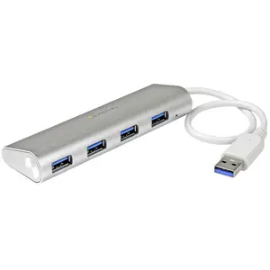 StarTech 4-Port USB 3.0 Hub silver/white StarTech 4-Port USB 3.0 Hub silver/white