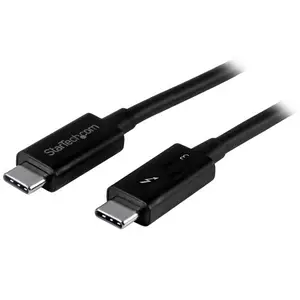 Thunderbolt 3/USB-C Kabel Stecker/Stecker 0,5m schwarz Thunderbolt 3/USB-C Kabel Stecker/Stecker 0,5m schwarz