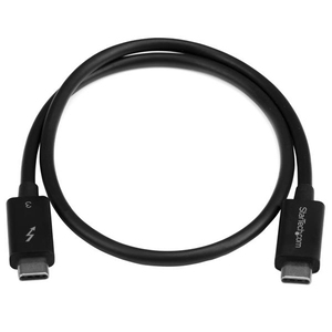 Thunderbolt 3/USB-C Kabel Stecker/Stecker 0,5m schwarz