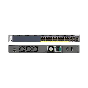 M4300 Gigabit Ethernet Switch 24Ports + 2x 10 Gigabit Ethernet + 2x SFP+ Managed 1HE PoE+ 1000W M4300 Gigabit Ethernet Switch 24Ports + 2x 10 Gigabit Ethernet + 2x SFP+ Managed 1HE PoE+ 1000W