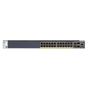 M4300 Gigabit Ethernet Switch 24Ports + 2x 10 Gigabit Ethernet + 2x SFP+ Managed 1HE PoE+ 550W M4300 Gigabit Ethernet Switch 24Ports + 2x 10 Gigabit Ethernet + 2x SFP+ Managed 1HE PoE+ 550W