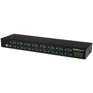 16 Port USB auf Seriell Adapter Hub USB/16xDB-9 Schwarz 16 Port USB auf Seriell Adapter Hub USB/16xDB-9 Schwarz