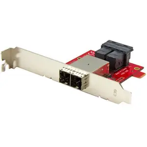 Mini-SAS Adapter Dual SFF-8643 auf SFF-8644 Voll und Low-Profile Slotblech 12Gbit/s Mini-SAS Adapter Dual SFF-8643 auf SFF-8644 Voll und Low-Profile Slotblech 12Gbit/s