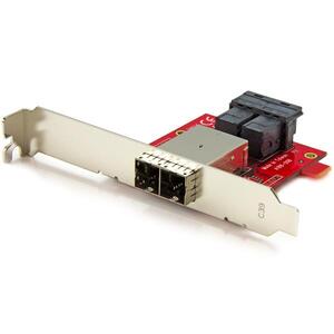 Mini-SAS Adapter Dual SFF-8643 auf SFF-8644 Voll und Low-Profile Slotblech 12Gbit/s