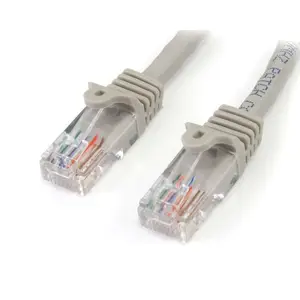 Patchkabel Cat5e RJ-45/RJ-45 Stecker/Stecker Grau 5m Patchkabel Cat5e RJ-45/RJ-45 Stecker/Stecker Grau 5m