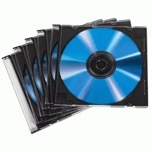 CD-Leerhülle Slim, 50er-Pack, Transparen CD-Leerhülle Slim, 50er-Pack, Transparen