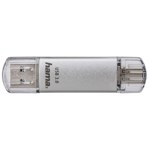 FlashPen C-Laeta, Type-C USB 3.1/USB 3.0, 32GB, 70 MB/s, silver