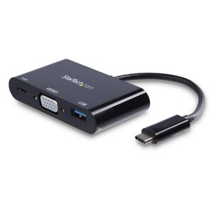 StarTech USB-C to VGA Multifunctions-adaptor with USB-A Port and Power Delivery