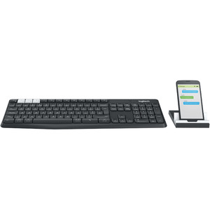 K375s Multi-Device Tastatur mit Halterung Layout Deutsch