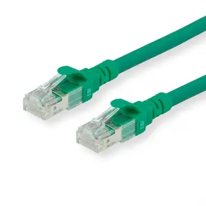 Patchkabel S/FTP Cat6a grün 0,3m Patchkabel S/FTP Cat6a grün 0,3m