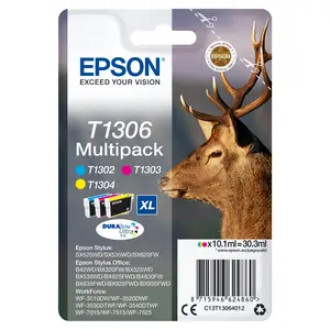 Tonerpatrone T1306 Multipack 3er-Pack gelb, cyan, magenta Tonerpatrone T1306 Multipack 3er-Pack gelb, cyan, magenta