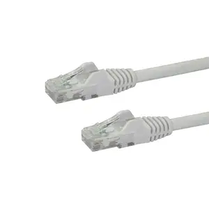 Patchkabel Cat6 RJ-45/RJ-45 Männlich/Männlich Weiß 0,5m Patchkabel Cat6 RJ-45/RJ-45 Männlich/Männlich Weiß 0,5m