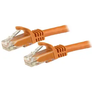 Snagless Patchkabel Cat6 RJ-45/RJ-45 Stecker/Stecker Orange 0,50m Snagless Patchkabel Cat6 RJ-45/RJ-45 Stecker/Stecker Orange 0,50m