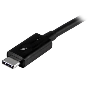 Thunderbolt 3/USB-C Kabel Stecker/Stecker schwarz 1m