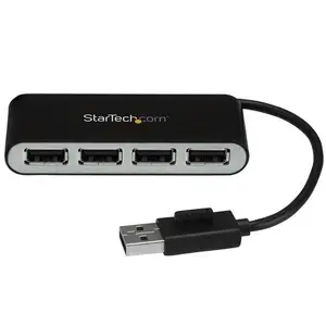 StarTech Mobiler 4-Port-USB 2.0-Hub with integratedem cable StarTech Mobiler 4-Port-USB 2.0-Hub with integratedem cable
