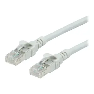 Patch-Kabel Stecker/Stecker halogenfrei verseilt Grau 5 m Patch-Kabel Stecker/Stecker halogenfrei verseilt Grau 5 m