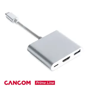 Prime Line USB-C-Digital-AV-Mulitport-Adapter Prime Line USB-C-Digital-AV-Mulitport-Adapter