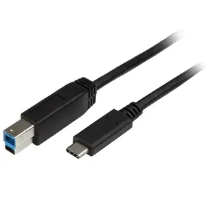 USB Kabel USB-C/USB-B Männlich/Männlich Schwarz 2m USB Kabel USB-C/USB-B Männlich/Männlich Schwarz 2m