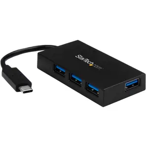4 Port USB-C Hub USB-C/4xUSB-A Schwarz 4 Port USB-C Hub USB-C/4xUSB-A Schwarz