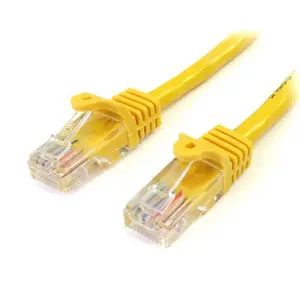 Patchkabel Cat5e RJ-45/RJ-45 Stecker/Stecker Gelb 10m Patchkabel Cat5e RJ-45/RJ-45 Stecker/Stecker Gelb 10m
